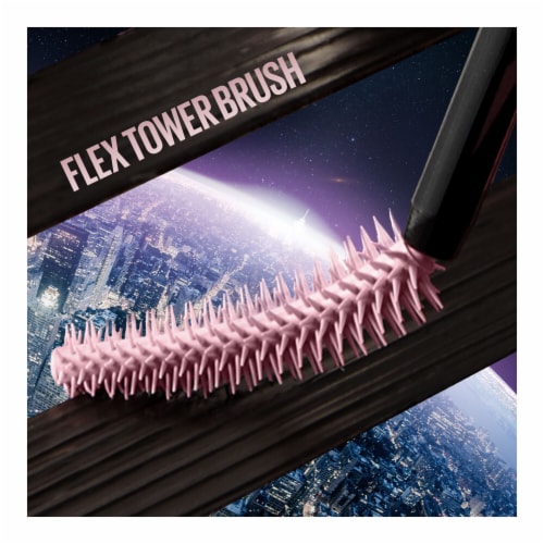 Maybelline New York Lash Sensational Blackest Black Sky High Washable Mascara Makeup Perspective: top
