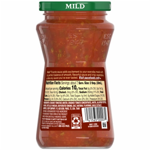 Pace® Mild Picante Sauce Perspective: top