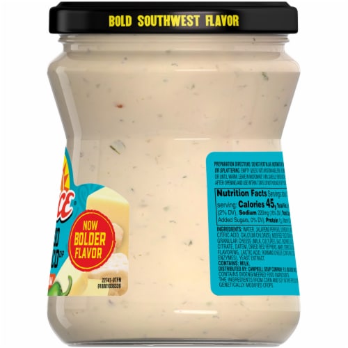 Pace® Medium Queso Blanco Cheese Dip Perspective: top