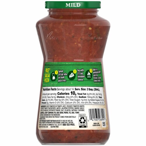 Pace® Restaurant Style Mild Salsa Perspective: top