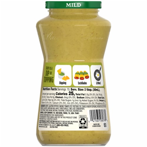 Pace® Mild Avocado Salsa Perspective: top