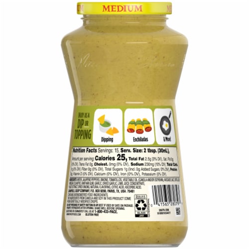 Pace® Medium Avocado Salsa Perspective: top