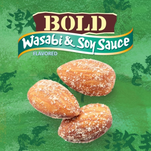 Blue Diamond Bold Wasabi & Soy Sauce Almonds Perspective: top