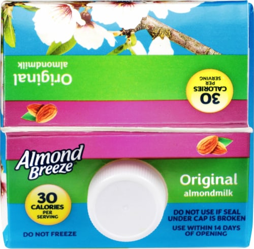 Almond Breeze® Unsweetened Original Almond Milk Perspective: top