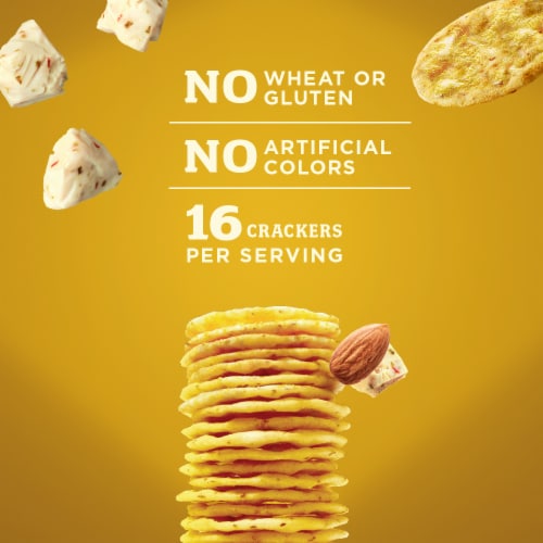 Blue Diamond® Nut-Thins® Pepper Jack Cheese Almond Rice Crackers Perspective: top