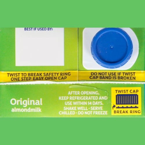Blue Diamond® Almond Breeze® Original Almond Milk Perspective: top