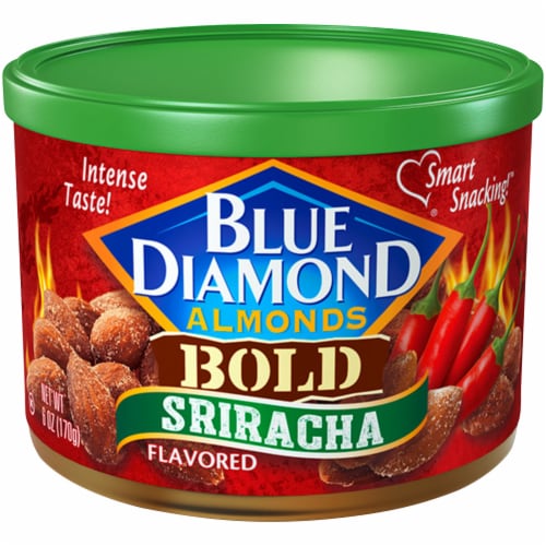Blue Diamond® Bold Sriracha Almonds Perspective: top