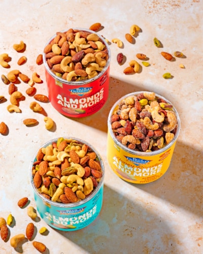Blue Diamond® Roasted Sea Salt Mixed Nuts Perspective: top