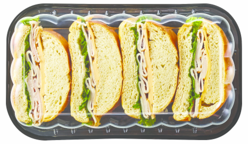 Private Selection Oven roasted Turkey Monster Sandwich Perspective: top