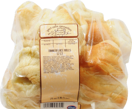 Kroger® Dinnerflake Rolls Perspective: top