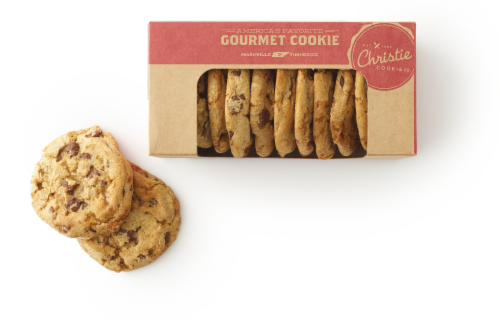 Christie Cookie Co. Chocolate Chip Cookies Perspective: top