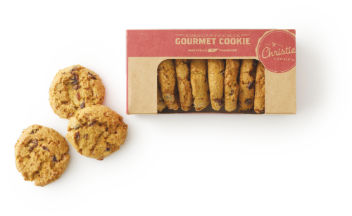 Christie Cookie Co. Oat Raisin Cookies Perspective: top