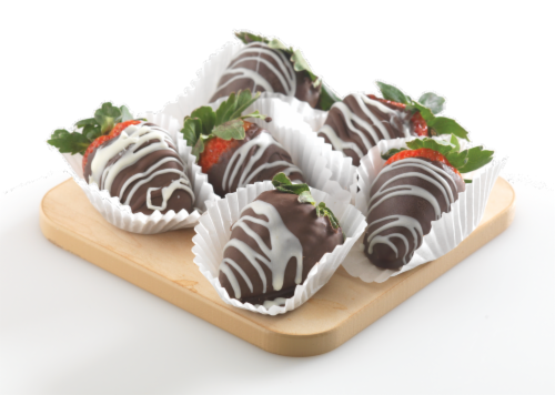 Chocolate Dipped Strawberries Perspective: top