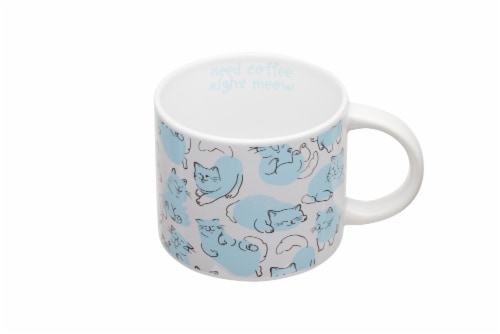 Clay Art Cats Mug Perspective: top
