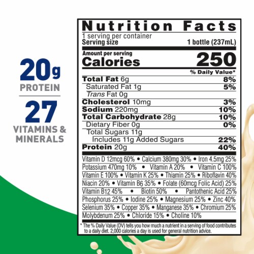 Boost® High Protein Very Vanilla Nutritional Drink Perspective: top