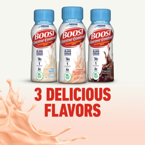 Boost® Glucose Control Strawberry Bliss Balanced Nutritional Drink Perspective: top