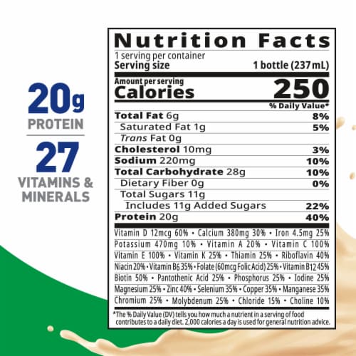 BOOST High Protein Ready to Drink Caramel Protein Shake Multipack Perspective: top