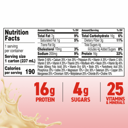 Boost® Glucose Control Very Vanilla Nutritional Drink Perspective: top
