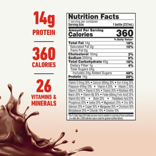 Boost® Plus Rich Chocolate Balanced Nutritional Drink Perspective: top