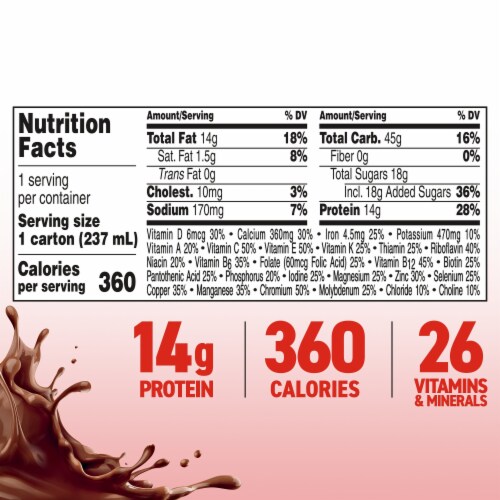 Boost® Plus Rich Chocolate Balanced Nutritional Drinks Perspective: top