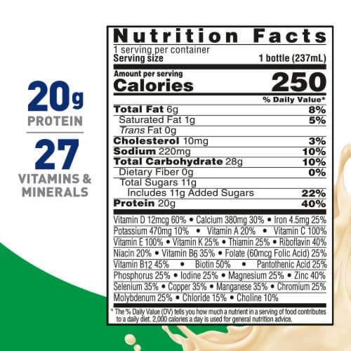 Boost High Protein Very Vanilla Balanced Nutritional Drink Perspective: top
