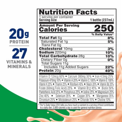 Boost® High Protein Creamy Strawberry Balanced Nutritional Drink Perspective: top