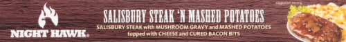 Night Hawk® Salisbury Steak 'N Mashed Potatoes Frozen Meal Perspective: top