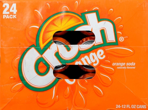 Crush Orange Soda, 24 Cans/12 Fl Oz - Pay Less Super Markets