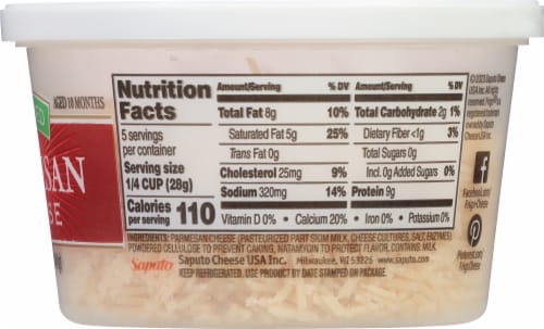 Frigo® Shredded Parmesan Cheese Perspective: top