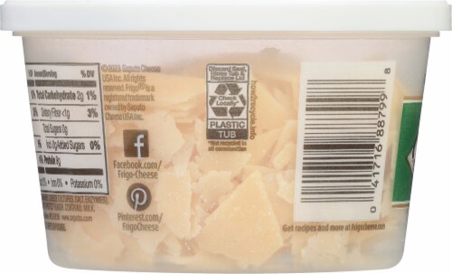 Frigo® Shaved Parmesan Cheese Perspective: top