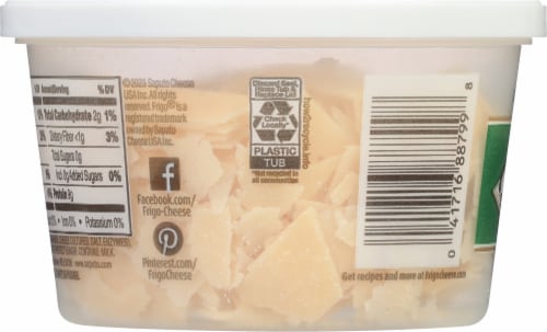 Frigo® Shaved Parmesan Cheese Perspective: top