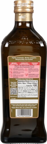 Filippo Berio Sustainable Select Extra Virgin Hearty Balance Olive Oil 25.3 fl oz Perspective: top