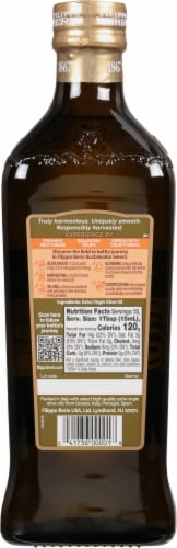 Filippo Berio Sustainable Select Extra Virgin Smooth Harmony Olive Oil 25.3 fl oz Perspective: top