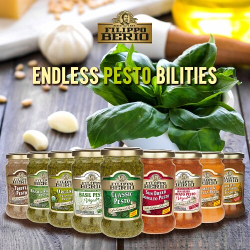 Filippo Berio Basil & Ricotta Pesto Perspective: top