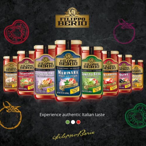 Filippo Berio Marinara Pasta Sauce Perspective: top