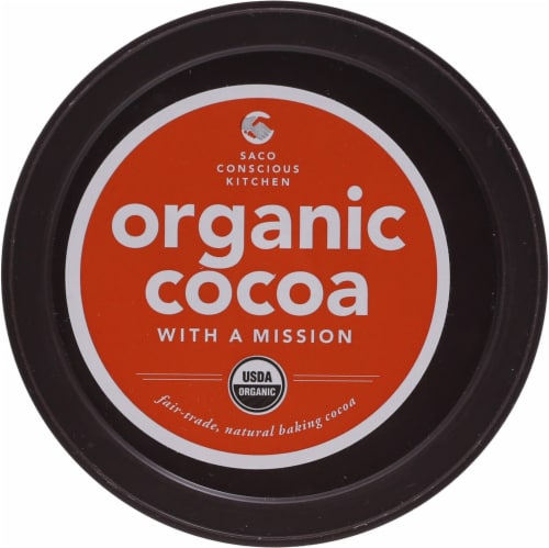 Saco Organic Baking Cocoa Perspective: top