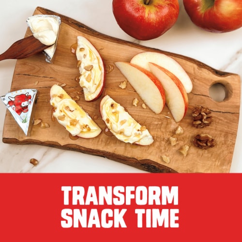 The Laughing Cow Creamy Original Spreadable Cheese Wedges Perspective: top