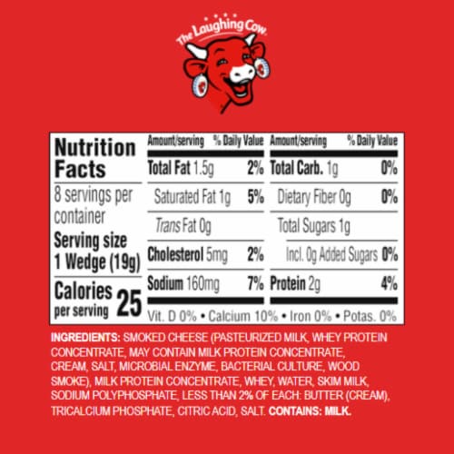 The Laughing Cow® Creamy Smoked Gouda Perspective: top