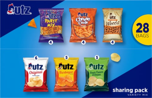 Utz® Chips Variety Pack Perspective: top