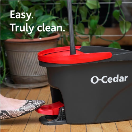 O-Cedar EasyWring Spin Mop & Bucket System with 3 Refills