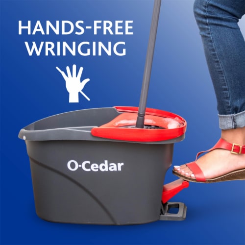 O-cedar® EasyWring Spin Mop and Bucket System with Refill Perspective: top