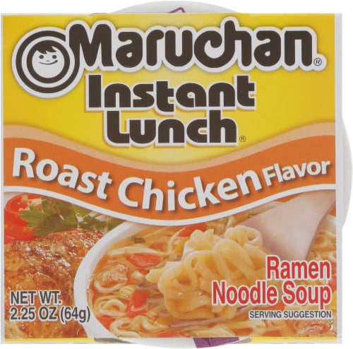 Maruchan® Instant Lunch® Roast Chicken Flavor Ramen Noodle Soup Perspective: top