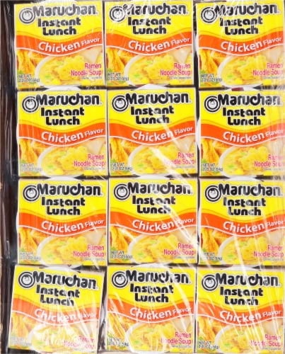 Maruchan® Instant Lunch® Chicken Ramen Noodle Cups Perspective: top