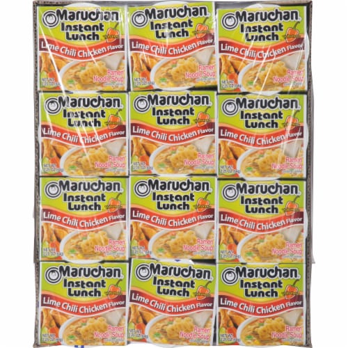 Maruchan® Instant Lunch™ Lime Chili Chicken Flavor Ramen Noodle Soup Perspective: top