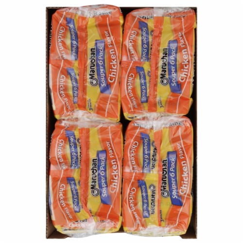 Maruchan® Chicken Flavor Souper Ramen Noodle Soup Packs Perspective: top