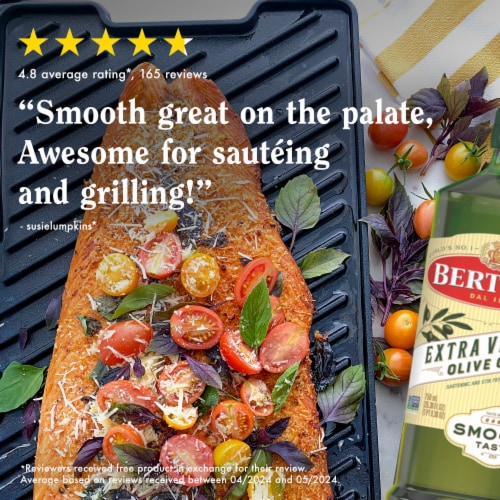 Bertolli Extra Virgin Olive Oil Smooth Taste, 16.9 fl oz Perspective: top