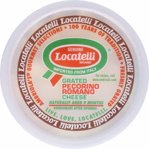Locatelli Grated Pecorino Romano Cheese Perspective: top