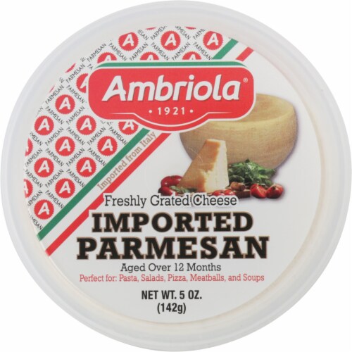 Ambriola Grated Imported Parmesan Cheese Perspective: top
