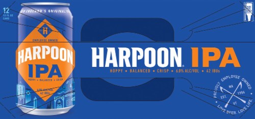 Harpoon IPA Beer Perspective: top
