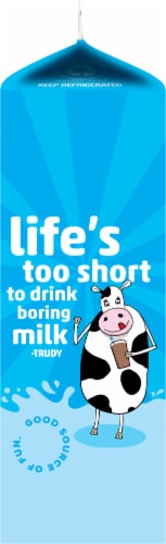 TruMoo 1% Lowfat Chocolate Milk Perspective: top